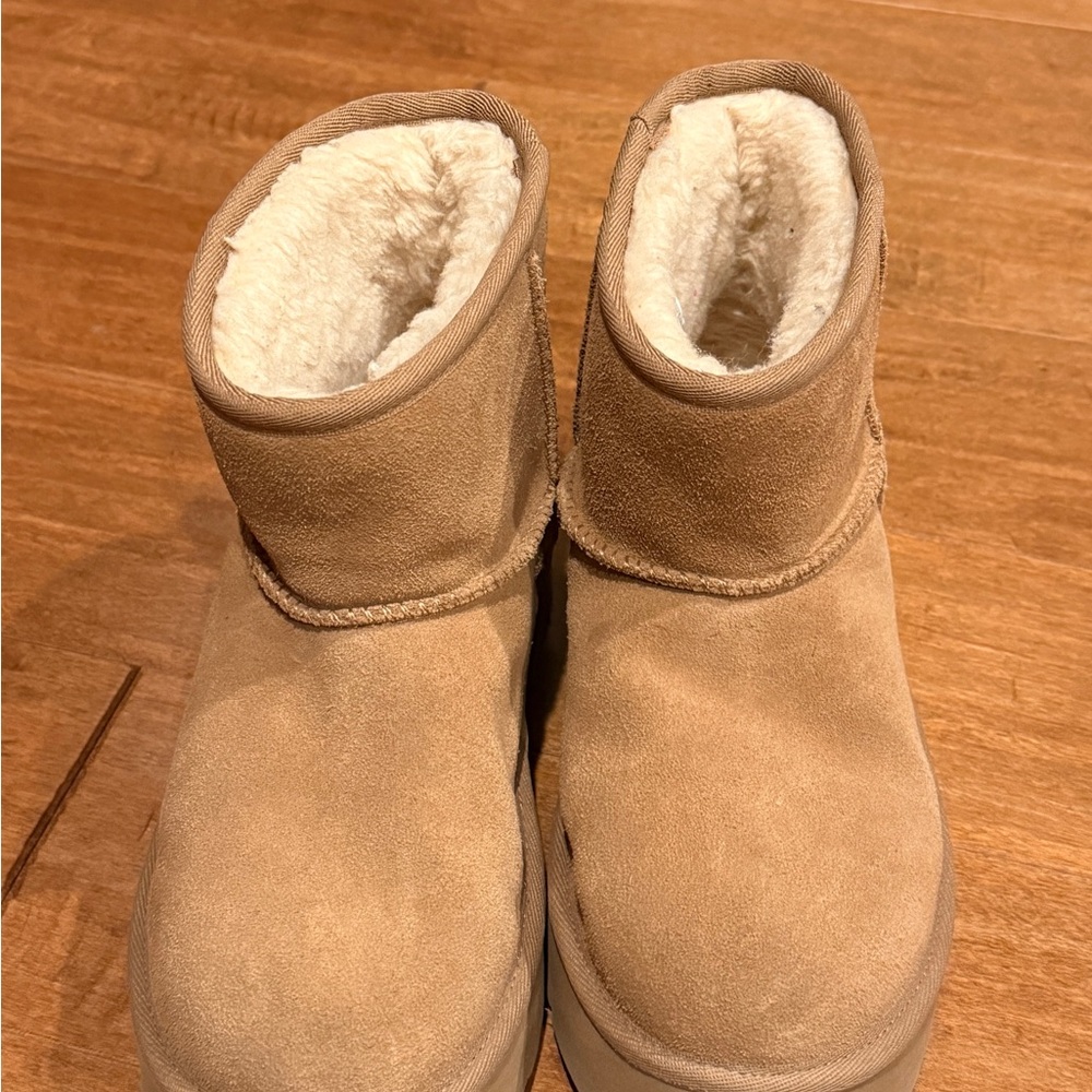 UGG Tan Ankle Booties